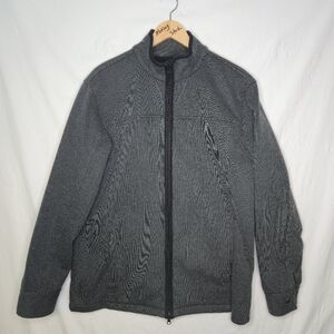 Outback Trading Company Men's Green Gray Zipper Front Jacket Size Large